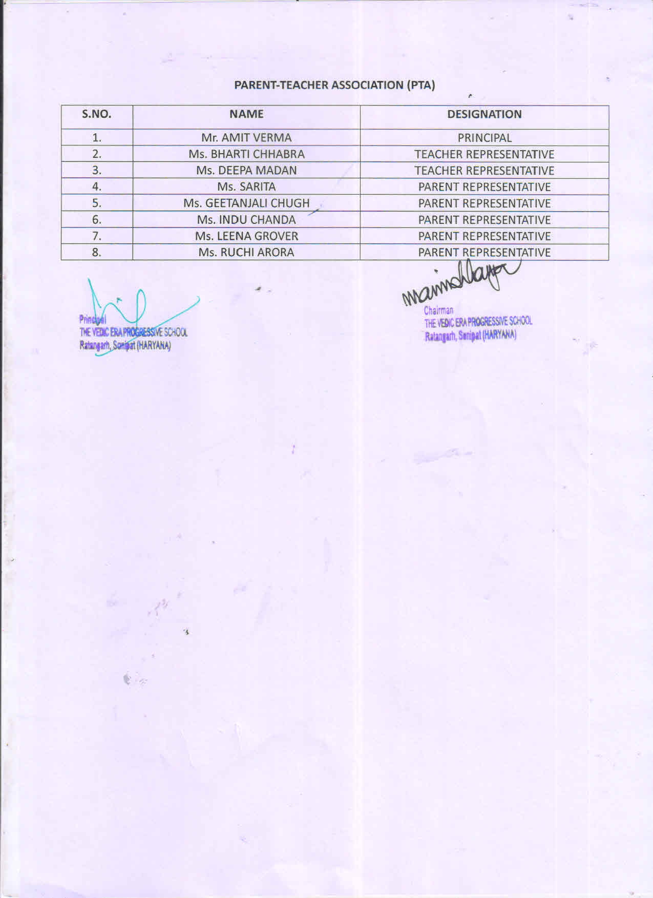 Parent-Teachers Association